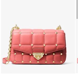 Michael kors soho quilted leather shoulder bag